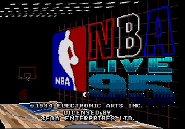 NBA Live 95 (Korea) screen shot title